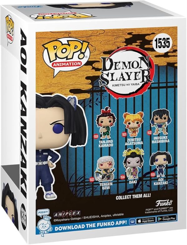 Funko Pop! Animation: Demon Slayer - Aoi Kanzaki with Chase - Image 3