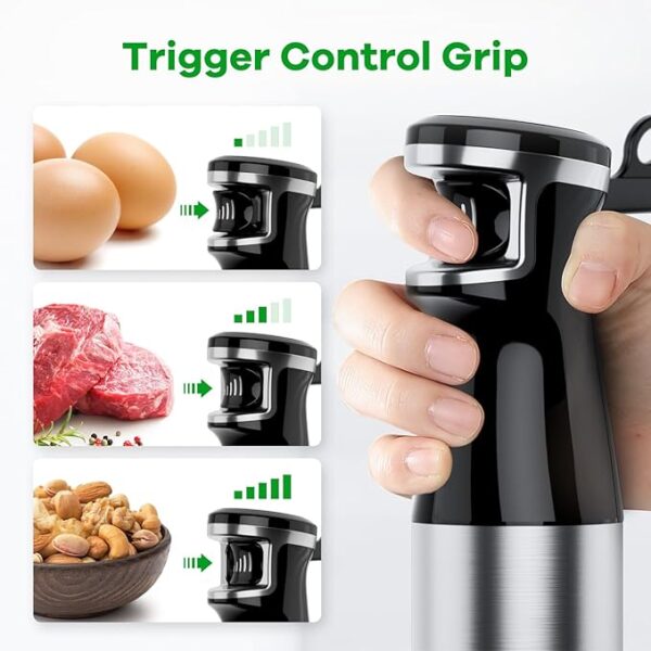 Immersion Blender Handheld Corded Hand Blender 1100W - Image 5