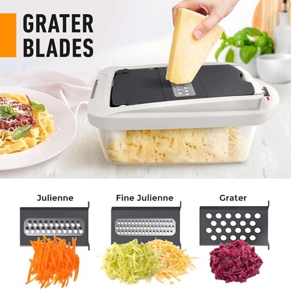 Mueller Pro-Series 10-in-1, 8 Blade Vegetable Chopper - Image 4