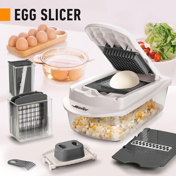 Mueller Pro-Series 10-in-1, 8 Blade Vegetable Chopper - Image 2