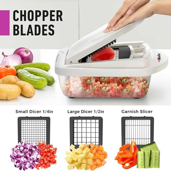 Mueller Pro-Series 10-in-1, 8 Blade Vegetable Chopper - Image 5
